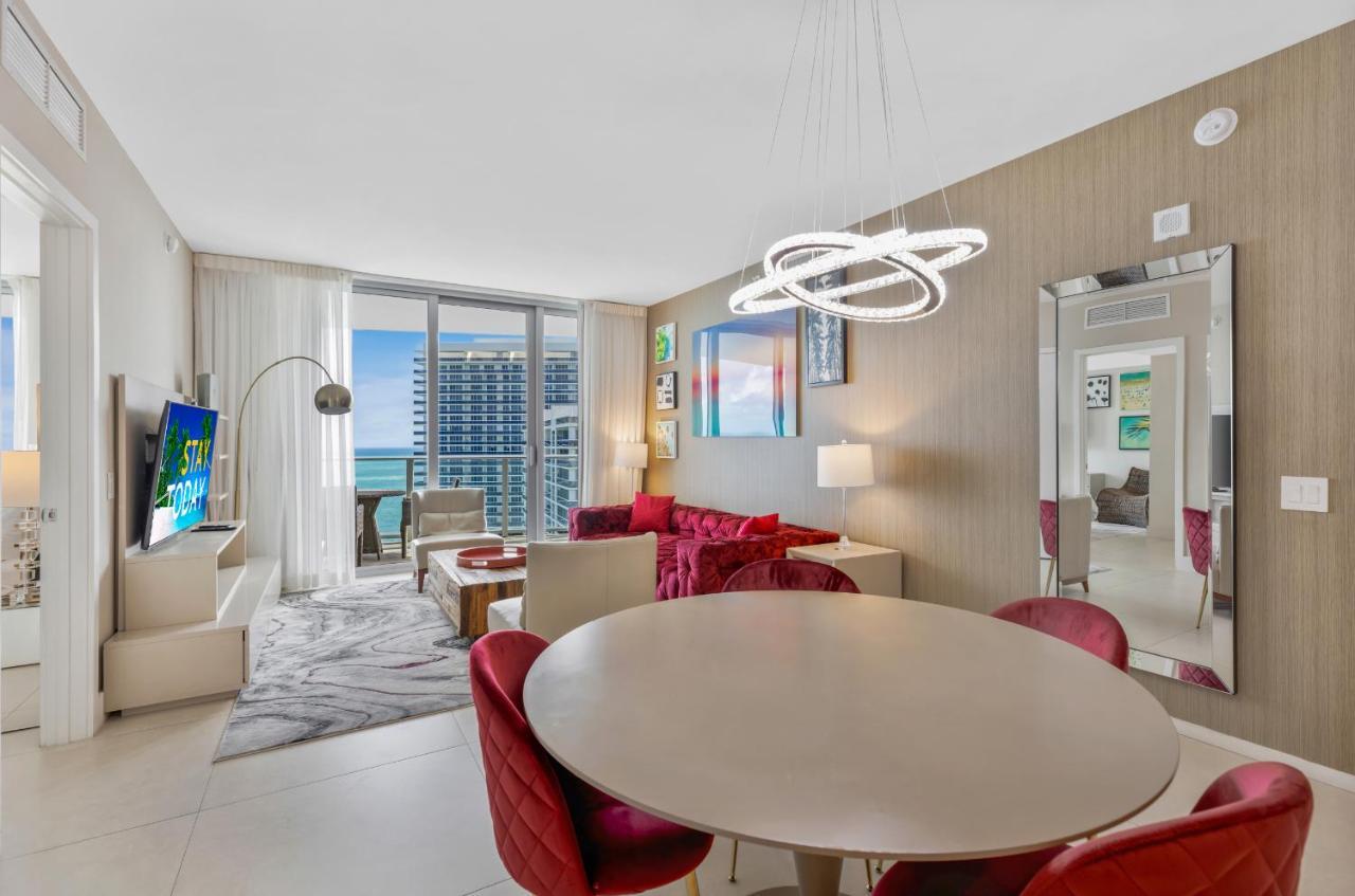 Seashore Resort - 2 Bedroom Right On The Beach Direct Ocean-View With Amenities On The Rooftop Hollywood Exterior foto